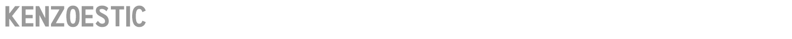 Kenzoestic font preview